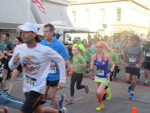 Me at the start of The Good Shepherd Run For The Gold 3K – Frankfort, Kentucky