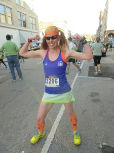 Me after finishing The Good Shepherd Run For The Gold 3K – Frankfort, Kentucky
