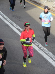 Me coming out of the Battery Park Underpass at the 20K mark of the United Airlines NYC Half Marathon - New York, New York