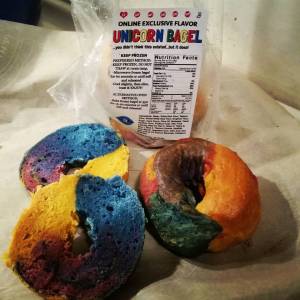 Sweet Note Gluten Free Unicorn Bagel