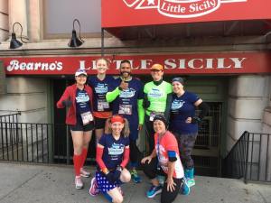 My KDF Marathon Ambassador team!! We all ran really good races that day!