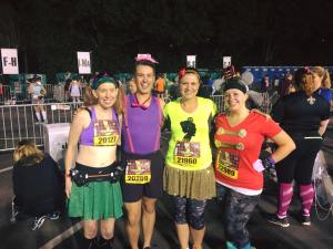 Me, Richie, Stephanie, and Melissa...representing the #KDFMarathon Race Ambassadors at Disney!!