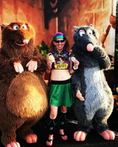 Me after finishing the Disney Wine & Dine Half Marathon and completing the Lumiere's Challenge - Disney World - Orlando, FL
