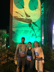 Paul (Boba Fett), Melissa (Maz), and Me (Rey)...because STAR WARS!