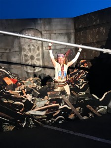 Rey in the trash compactor